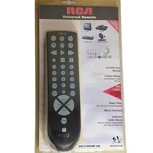 Vtg '99 RCA Universal Remote Control Niteglo 4 TV Devices VCR Cable DBS Codes